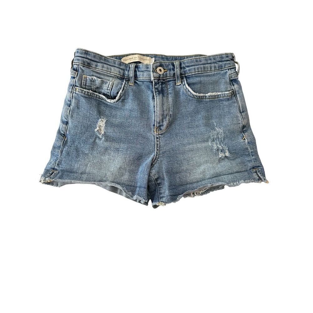 Anthropolgie Pilcro &‎ The Letterpress Shorts Womens Size 26 Mid Rise Denim
